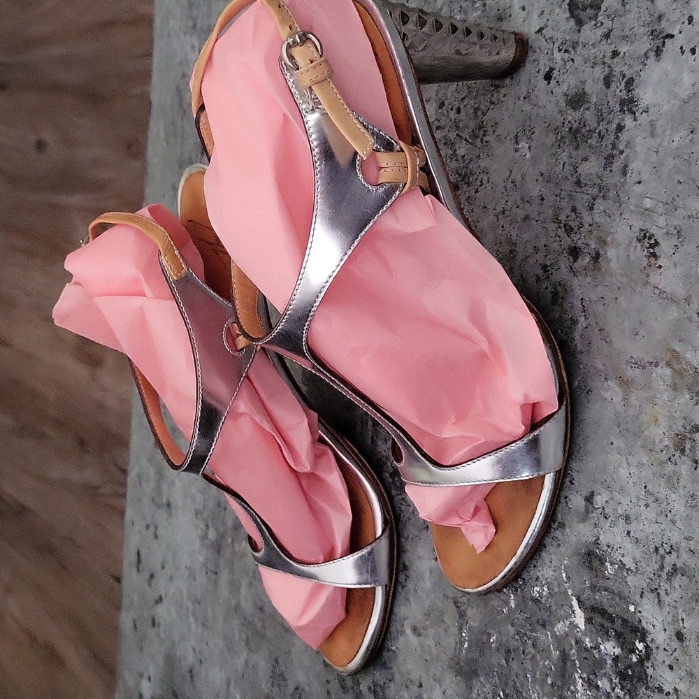 Giuseppe Zabotti Silver Sandals
